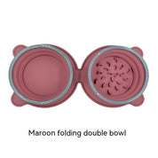Foldable Silicone Dog Food Bowls